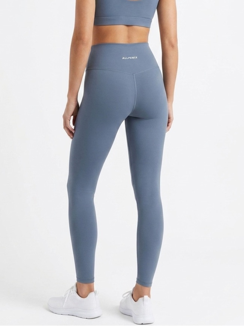 Allfenix Slate Gray High Rise Activewear Leggings Small
